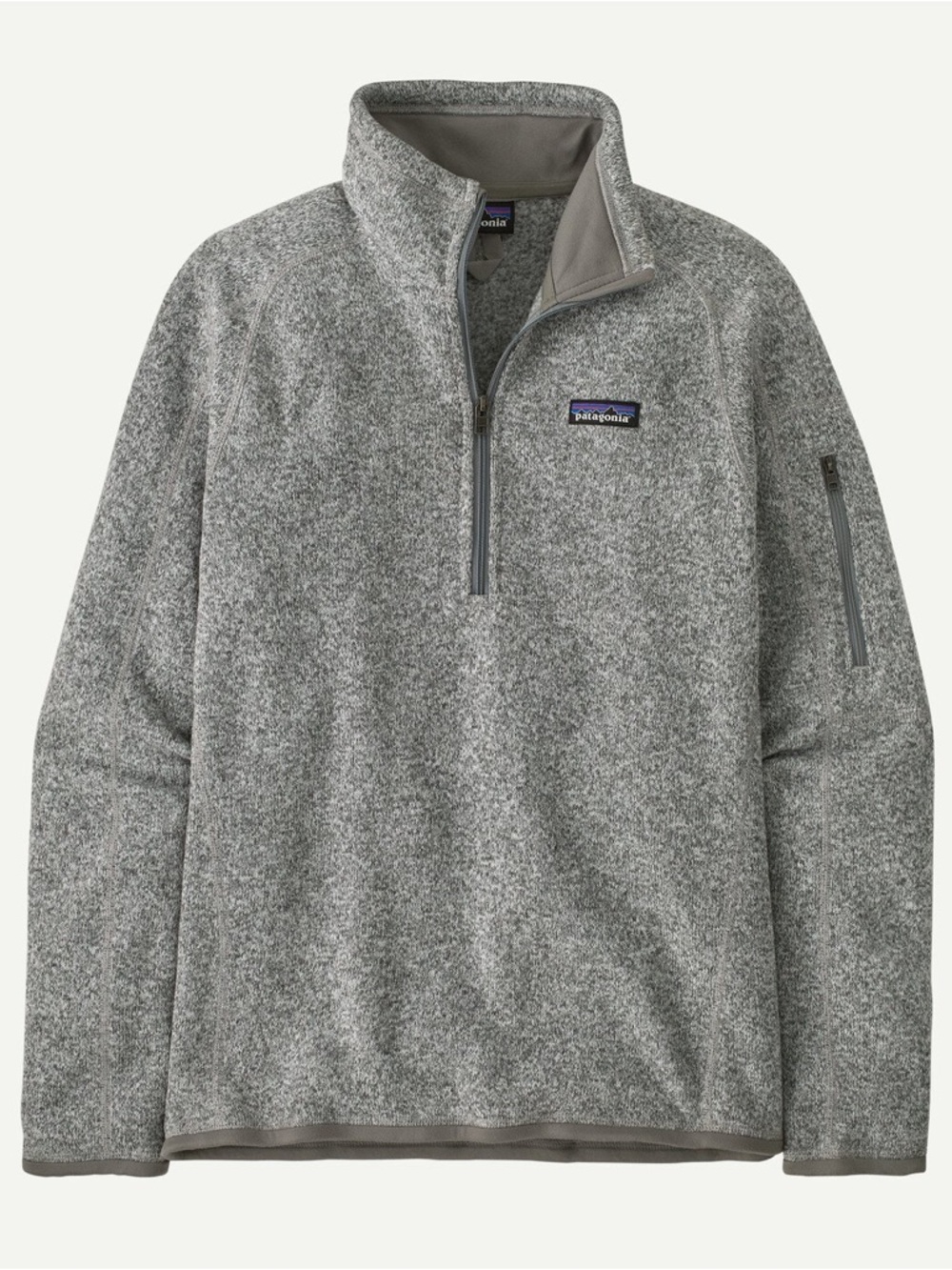 Patagonia - Women's Better Sweater® 1/4-Zip Fleece in Birch White